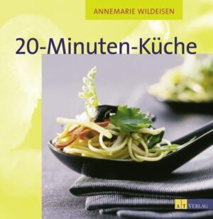 100 schnelle Rezepte für Berufstätige und Familien. Das neue Buch der Bestseller-Kochbuchautorin Annemarie Wildeisen zeigt, dass Fastfood im allerbesten Sinn originell und köstlich sein kann. Alle vorgeschlagenen Gerichte sind in maximal 20 Minuten fertig. Sie sind einfach in der Zubereitung und dennoch raffiniert. Marktfrische Zutaten und ein gut gefüllter Vorrats- und Kühlschrank sind die Basis. Von kleinen Gerichten aus der kalten Küche über Gemüsemahlzeiten, Pasta, Reisgerichte, schnelle Fleisch- und Fischspezialitäten bis zu unkomplizierten Desserts.