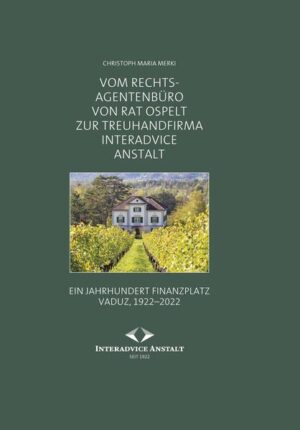 "100 Jahre Interadvice Anstalt" | Christoph Maria Merki