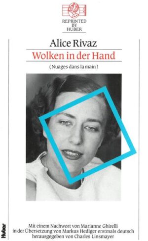 "Wolken in der Hand" - die deutsche Erstausgabe von Alice Rivaz' Romanerstling "Nuages dans la main" Aus dem Jahre 1940. Ein Buch über die Schwierigkeit, sich in einer komplexen Wirklichkeit zurechtzufinden. Momentbilder zwischen Wunschvorstellung, Realität und Traum, die insbesondere in ihrer nüchternen Darstellung der Beziehung zwischen Mann und Frau auch fünfzig Jahre nach ihrer Entstehung noch nichts von ihrer Brisanz und Dichte eingebüsst haben.