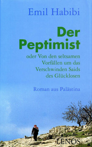 Emil Habibi, ein "Meister der Ironie und des Spotts" (Tahar Ben Jelloun), ist einer der prominentesten Araber, die in Israel leben. In seinem bekanntesten Werk "Der Peptimist" schildert Habibi das absurde Schicksal der palästinensischen Minderheit in Israel, im eigenen Land als Fremde leben zu müssen. Protagonist des dreiteiligen Romans ist Said der Glücklose, genannt der Peptimist, da in ihm Pessimismus und Optimismus verschmelzen. Für ihn ist alles zum besten bestellt, weil alles noch viel schlimmer sein könnte. Said ist ein im Sinne des Schelmenromans naiver junger Mann, der durch falsche Einschätzung seiner Handlungsweise immer wieder in Schwierigkeiten gerät. Um der unerträglichen Realität zu entkommen, rettet sich Said schliesslich an einen Ort im All - in die Gesellschaft ausserirdischer Wesen. Von dort aus richtet er einen langen Brief an einen Journalisten, von dem er die Veröffentlichung seiner Enthüllungen erwartet. Enthüllungen, die zunächst ganz privat sein "seltsames Verschwinden" erklären sollen - seine Entrückung oder gar Erlösung -, letztlich aber eine Darstellung der Lage der Palästinenser in Israel sind. Nur nichtirdische Wesen scheinen fähig zu sein, eine wie auch immer geartete Lösung herbeizuführen.