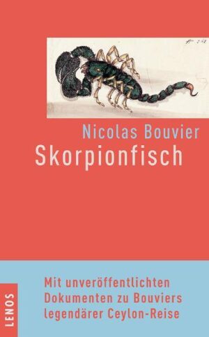 Im Anschluss an die Reise von Genf nach Afghanistan ('Die Erfahrung der Welt') durchquert Nicolas Bouvier in seinem Fiat Topolino den indischen Subkontinent und lässt sich im März 1955 vorübergehend auf Ceylon nieder. Unverhofft wird die Etappe zum Moment des Innehaltens. Er ist einsam und geschwächt, zudem träge vom feuchtheißen Klima der Insel, doch seine Sinne für die Wahrnehmung der Umgebung sind geschärft: Die Reise wird zur geistigen Gratwanderung eines Mannes, der - hin- und hergeworfen zwischen Faszination und Schrecken - die magischen Phänomene der Schatten- und Insektenwelt Ceylons zu erfassen sucht. In der lichtdurchfluteten Sprache Bouviers verwandelt sich die tropisch-dumpfe Schwere in ein schillerndes Wunder. 'Skorpionfisch' ist die fesselnde Auseinandersetzung eines weitgereisten, scharfsinnigen Schriftstellers mit den Grundsätzen menschlichen Daseins, eine 'Meditation über unsere Wahrnehmung der Welt' (The New York Times). Neue Dokumente, Briefe und Fotos geben unerwartete Einblicke in die Entstehung dieser hochverdichteten Prosa: Das verlangt auch nach einer neuen Übersetzung.