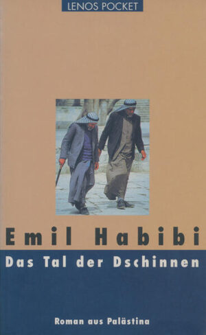 Wie bereits in seinem ersten Buch, Der Peptimist, schildert Emil Habibi auch in seinem zweiten Werk, "Das Tal der Dschinnen", das absurde Schicksal der palästinensischen Minderheit in Israel, im eigenen Land als Fremde leben zu müssen. Zentrales Ereignis des vielschichtigen Romans ist ein gigantischer Verkehrsstau im Zentrum von Haifa, der die Stadt stundenlang lahmlegt und dessen Ursache unbekannt ist. Um so mehr brodelt die Gerüchteküche. Mehrere Augenzeugen wollen zum Beispiel ein minaretthohes Wesen gesehen haben, das einem orientalischen UFO entstiegen sei und die Menschen in bleiernen Schlaf versenkt habe. Eine hochkarätige Untersuchungskommission soll Licht in die Angelegenheit bringen. Nach zahllosen Verhaftungen und Befragungen, über deren Resultate wiederum verschiedene Versionen verbreitet werden, verstärkt sich für die israelischen Behörden der Verdacht auf Sabotage von seiten der Araber. Was den Erzähler, einen arabischen Journalisten, der ebenfalls im Stau festsass, nicht wundert, gebe es doch, wie er meint, in diesem Land keinen Araber, der sich in seinem tiefsten Inneren nicht selbst verdächtige, ein subversives Element zu sein. Auch dieses Buch ist geprägt von der typischen Mischung aus beissender Ironie, absurdem Humor und sehnsüchtiger Zärtlichkeit, die Emil Habibi seinen Platz in der zeitgenössischen arabischen Literatur zuweist.