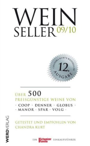 Die einen lieben sie, die anderen machen einen grossen Bogen um sie - die Rede ist von den Weinen aus dem Supermarkt oder vom Discounter. Die renommierte Weinexpertin Chandra Kurt analysiert den Schweizer Detailhandelmarkt seit über zehn Jahren und weiss, welches die Schnäppchen und welches die Trouvaillen sind. Diese präsentiert sie in der neusten, noch benutzerfreundlicher gestalteten Ausgabe des 'Weinsellers' - denn alle brauchen etwas Hilfe, wenn sie im Supermarkt vor zahlreichen Flaschen stehen und oftmals nicht viel Zeit zum Einkaufen haben. Der 'Weinseller 09/10' ist ein unabhängiger Einkaufsführer, der als guter Einstieg und Hilfe im immensen Weinangebot genutzt werden kann. Jeder erwähnte Wein wurde von der Autorin persönlich verkostet, beschrieben und bewertet. Ihr Ziel ist es, so Chandra Kurt, 'dass Weineinkauf Spass macht und man für sein Geld den bestmöglichen Wein bekommt. Und der muss gar nicht teuer sein.'