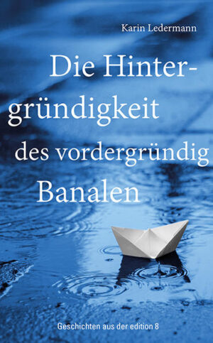 Was könnte man bereuen, was bedauern? Gibt es ein Schicksal, und wo zeigt es sich? Wie sieht sie aus, die Abnutzung im Alltag, wenn ein Paar im Laufe der Zeit die Liebe verliert? Kann man seinem Leben eine neue Richtung geben? Wie fühlt es sich an, wenn aus überschwänglicher Verehrung bedrohliches Stalking wird? Was geht auf den zweiten Blick in den einzelnen Köpfen einer Familie vor, die auf den ersten Blick harmonisch zusammen essen? Gibt es ein Nichts und was ist eigentlich Glück? Karin Ledermann geht den Fragen des Lebens nach. Sie ist eine gute Beobachterin, spürt die Gedanken ihrer ProtagonistInnen auf und macht sie sichtbar, indem sie Geschichten darum webt. Für einen kurzen Moment lässt sie ihre Leser und Leserinnen in das Leben anderer eintauchen, schreibt über das Abenteuer Alltag, über die Hintergründigkeit des vordergründig Banalen, über die Brüche im Leben und über die Momente, die alles verändern können. Jede Geschichte lässt Raum für eigene Gedanken, Vermutungen und Fantasien. Es ist daher auch nicht verwunderlich, dass die Le- senden an der einen oder anderen Stelle feststellen werden: »Das habe ich auch schon einmal gedacht!«