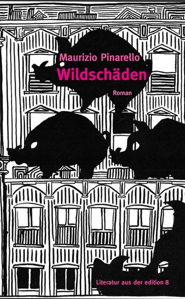 Selbstvergessen spielt ein Junge am Weiher im Wald - und mitten in dieser Idylle knallt irgendwo ein Schuss?… Mit diesem Auftakt beginnt Maurizio Pinarellos facettenreicher Roman. Was wie der Anfang eines Krimis daherkommt, entpuppt sich aber schon bald als reizvolle Reise durch einen Mikrokosmos mitunter skurriler Bewohner einer Grenzstadt am Fluss. In wechselnder Perspektive erzählt und leicht ins Absurde überzeichnet, entfaltet sich deren Alltag, mit Begegnungen, Störungen und Fantasien: Ein Chefredaktor kämpft mit seiner Schreibblockade, ein Naturschützer mit invasiven Pflanzen. Eine Triathletin erträumt sich einen attraktiven Chatpartner, ein Aussteiger ein Leben in der Wildnis und ein im Stau steckender Pendler endlich freie Fahrt. Alles scheint normal und wohlgeordnet. Doch in der Harmonie klingen Misstöne mit: Gefühle von Gefährdung, von unterschwelliger Angst und eine Aggressivität, die zunehmend nach aussen dringt. Man ahnt, dass sich etwas zusammenbraut. Und dann schwimmen auch noch Wildschweine über den Fluss und dringen in die Stadtquartiere ein?… In Wildschäden fängt der Autor in einem kunstvollen Gewebe verschiedener Lebenswelten die Stimmung eines idealtypischen Ortes ein, unter dessen beschaulicher Oberfläche es gärt. Mit hintergründigem Humor fühlt er damit den Puls einer Gesellschaft, die sich trotz Wohlstand und Stabilität nicht wirklich sicher fühlt.