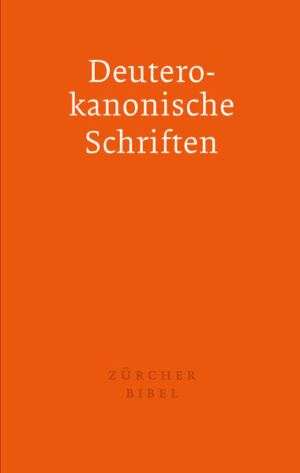 Die deuterokanonischen Schriften der Zürcher Bibel als Separatdruck umfassen folgende Bücher: Judit, Tobit, Baruch, Jesus Sirach, Weisheit Salomos, 1. Makkabäer und 2. Makkabäer. Entstanden sind diese Texte im antiken Judentum zwischen dem 2. Jahrhundert v. Chr. und dem 1. Jahrhundert n. Chr. Manche wurden in griechischer Sprache abgefasst, andere auf Aramäisch oder Hebräisch. Sie eröffnen einen faszinierenden Einblick in die Geschichte und Geisteswelt des Judentums der sogenannten zwischentestamentlichen Zeit.