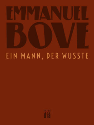 Maurice Lesca wohnt mit seiner Schwester Emily in einer kleinen Wohnung an der Rue de Rivoli in Paris. Einst war er Arzt ohne Berufung, heute geht er keiner Beschäftigung mehr nach. Er ist arm und lebt von den gelegentlichen Zuwendungen einiger großzügiger Bekannter aus früheren Zeiten. Was hat es mit seiner jämmerlichen Untüchtigkeit und seiner unbeholfenen Art auf sich, die er im Umgang mit seiner Schwester etwa oder mit Madame Male, die er regelmäßig in ihrem Buchladen besucht, so meisterhaft einzusetzen versteht? Geld ist ihm gleichgültig. Behauptet er. Und doch spinnt sich das ganze Geschehen um eine Intrige - oder ist es doch keine Intrige? -, bei der Geld im Spiel ist. Was geht hier vor? Wer ist Maurice Lesca? "Der Schriftsteller als Stoffsammler im eigenen Leben." [Quelle: Manuela Reichart, Berliner Zeitung]