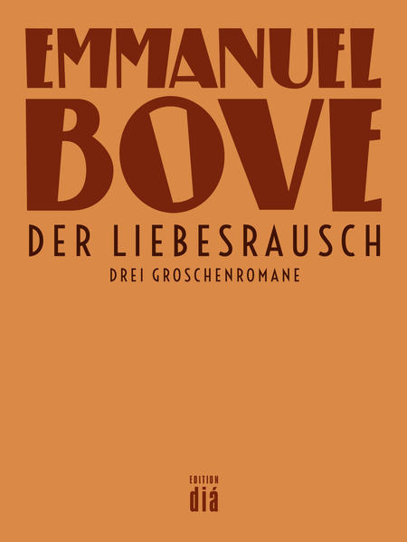 Unter Pseudonym schrieb Emmanuel Bove in den 1920er Jahren eine Reihe von Liebesromanen, die ihm bescheidene Einkünfte bescherten. Drei dieser Romane liegen mit dieser Ausgabe nun auf Deutsch vor. Wenn sie auch an die Qualität seiner großen Werke wie etwa "Mes amis" (Meine Freunde) oder "La Coalition" (Die Verbündeten) nicht heranreichen, so lassen sie phasenweise sein Talent und vor allem seinen Humor erkennen - Bove machte sich beim Verfassen dieser Trivialromane sichtlich über das ganze Genre lustig. In Ansätzen werden freilich auch Themen erkennbar (etwa die notorisch prekäre Lage einer Hauptfigur), die er in seinen seriösen Romanen bis ins Detail weiterführte. Das hier Vorliegende ist zunächst einmal herzergreifender Kitsch für die deutschsprachige Bove-Gemeinde. Schmunzeln garantiert.