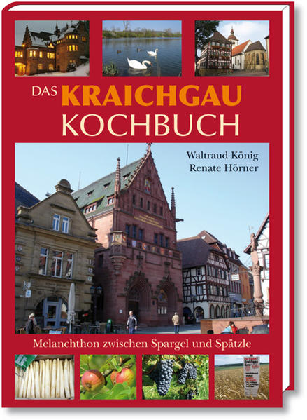 Dieses Kochbuch lädt ein zu einer kulinarischen Entdeckungsreise durch den Kraichgau. Es berichtet vom guten Essen und Trinken in der Region und vermittelt darüber hinaus einen Einblick in die Geschichte mit ihren berühmten Persönlichkeiten, historischen Ereignissen und ihren Naturkostbarkeiten. Die entstandene Sammlung der regionalen Spezialitäten enthält über 200 Speisen und Getränke und gibt einen tiefen Einblick in die sowohl traditionelle als auch moderne Küche des Kraichgau. Alle enthaltenen Rezepte wurden im Laufe von Jahren gesammelt, erprobt und haben sich bewährt. Dieses Kochbuch der besonderen Art mit seiner abwechslungsreichen, sowohl badischen als auch schwäbisch beeinflussten Küche verspricht Kochvergnügen für Könner und für Anfänger. Neben der umfangreichen Rezeptsammlung geben die Autorinnen praktische Küchentipps und Empfehlungen zur Zubereitung sowie Informationen über die Verwendung von verschiedenen, mitunter fast vergessenen Kräutern. Mehr als 20 Geschichten vermitteln dem interessierten Leser historische Hintergründe und Kuriositäten aus dem Kraichgau. „Das Kraichgau Kochbuch“ präsentiert Ihnen in zahlreichen, wunderschönen Fotografien eine Landschaft und Region mit vielseitiger Lebensart.