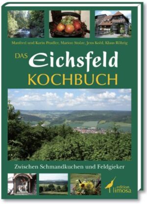 "Entdecken Sie den unverwechselbaren Charme und kulinarische Genüsse des Eichfeldes" Das Eichfeld gilt als erste Adresse für einmalige Erlebnisse mit imponierender Vielfalt - ganz gleich ob erfrischende Natur, Gesundheit oder Wellness, sagenhafte Geschichte oder Kultur, heitere Feste oder kulinarische Köstlichkeiten. Diese Landschaft im südöstlichen Niedersachsen und nordwestlichen Thüringen verzaubert Gäste und Anwohner. Hier kann man die einzigartigen Naturschönheiten genießen, neue Kraft schöpfen, auf historischen Pfaden wandern oder sich von der vielseitigen Küche verwöhnen lassen. Eindrucksvolle Burgenanlagen, barocke Kirchen, Kapellen und Klöster, verträumte Dörfer sowie charmante Städte und historisches Kunsthandwerk sind sichtbare Zeugen einer wechselvollen Geschichte. Diese kulturellen Schauplätze und Besonderheiten sind im Eichsfeld bis heute im Original zu erleben und werden in diesem Buch in Text und Bild präsentiert. Die Region bietet eine reichhaltige Rohstoffvielfalt für die Eichsfelder Küche. Die köstlichen Kuchen- und Wurstspezialitäten muss man einfach probiert haben: Schmandkuchen oder Wurstspezialitäten wie Stracke, Mettwurst und vor allem der Feldgieker. Dank der Unterstützung vieler Helfer konnte in diesem Buch eine Vielzahl alter Familiengerichte aufgenommen werden. Mehr als 170 Rezepte sind in 13 Hauptkapitel untergliedert, so dass je nach Anlass das passende Gericht ausgewählt werden kann. So abwechslungsreich wie das Eichsfelder Land präsentiert sich auch die traditionelle Küche, mit fast vergessenen, überlieferten, aber auch modernen Rezepten. Das Eichsfeld-Kochbuch soll dem Leser neben den kulinarischen Erlebnissen auch die besonderen Reize der Region näher bringen. In zahlreichen Kurzgeschichten, Sagen und Mundartanekdoten, aber auch in schönen Fotografien wird Landschaftliches, Sagenhaftes, Kulturelles und Geschichtliches aus dem Eichsfeld präsentiert.