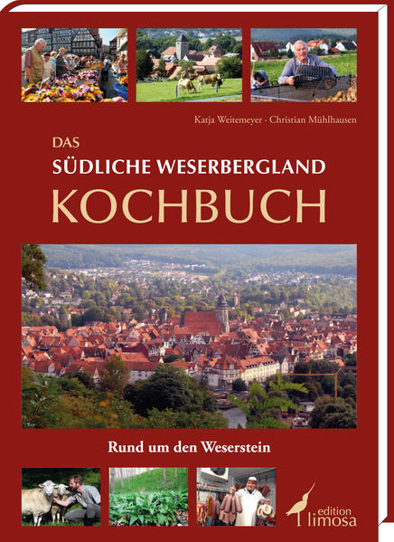 Dieses Kochbuch ist ein Gemeinschaftswerk - und das in vielerlei Hinsicht. Viele Menschen aus der Region haben mit Rezepten und den zahlreichen Geschichten einen Teil beigesteuert. Küchenmeisterin Katja Weitemeyer brachte die kulinarische, ihr Bruder Christian Mühlhausen als gelernter Journalist die fotografische und journalistische Kompetenz mit ein. Beide Geschwister verbindet ihre Passion für gutes Essen und regionale Gerichte. Diese Liebe vereinen sie in diesem Kochbuch. 'Wo Werra sich und Fulda küssen, sie ihren Namen büßen müssen, und hier entsteht durch diesen Kuss: deutsch bis zum Meer der Weserfluss.' Der Geburtsort der Weser ist auch die Heimat von Katja Weitemeyer und Christian Mühlhausen. Die beiden Geschwister haben gemeinsam ein für die Region einmaliges Kochbuch geschrieben. In diesem verbinden sie die Vorzüge der regionalen Küche mit Land und Leute, die mit dieser Küche untrennbar verbunden sind. In der Edition Limosa erscheint nun ein Kochbuch, das rund um den Weserstein die Küche des südlichen Weserberglandes würdigt. Heimat, so ist man seitens des Verlages überzeugt, hat auch immer einen kulinarischen Aspekt. Der reicht weit über den typischen Begriff der gutbürgerlichen Küche hinaus und beschränke sich ausschließlich auf historische Rezepte. In diesem Sinne hat Katja Weitemeyer Rezepte aus der Region gesammelt, geprüft und für gut befunden. Darunter sind ganz traditionelle Alltagsspeisen, aber auch modern interpretierte Gerichte deren Bestandteile sich des im reichen Fundus des regionalen Angebotes bedienen. Während sich die Küchenmeisterin vor allem der Rezeptsammlung widmet (160 Rezepte fanden in dem Kochbuch Aufnahme), hat sich ihr Bruder der Beschreibung von Land und Leuten in Text und Bild verschrieben. Er steuerte die wunderschönen Fotos seiner Heimatregion bei und führt den Leser im Geiste aus der Küche in die Region. So macht Christian Mühlhausen Station im kleinen Heimatmuseum, widmet sich dem Schlachtefest, besucht bäuerliche Betriebe bei der Kartoffelernte oder geht zum Pilze suchen in die umliegenden Wälder. Nahezu grenzenlos in der Vielfalt, naturbelassen und oft nach traditioneller Art zubereitet, verführen die überlieferten Rezeptideen zum Genießen und Ausprobieren. Das Kochbuch ist für Anfänger wie Profis eine Bereicherung, eignet sich als Geschenk und für das eigene Bücherregal gleichermaßen und beweist: Liebe geht durch den Magen - auch Heimatliebe.