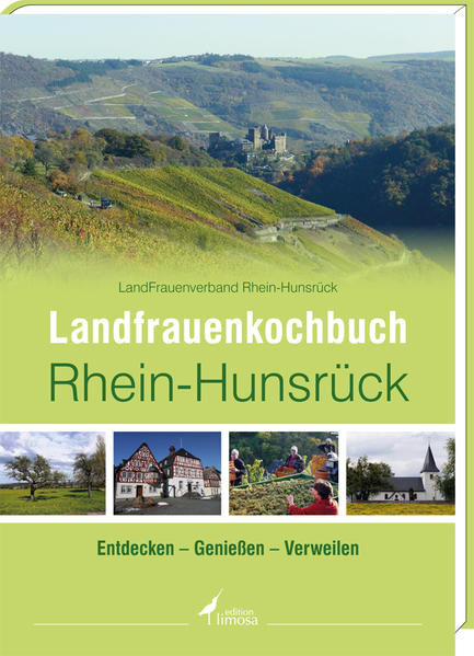 Kochliteratur mit zauberhaften Impressionen Dieses Buch lässt Sie einen Blick in die Kochtöpfe und Vorratskammern der Hunsrücker Landfrauen werfen und doch ist es mehr als ein Kochbuch. Es ist eine Hommage an die Frauen, die in vielfältiger Weise für diesen Landstrich einstehen, die Traditionen und Kultur bewahren wollen und die sich durch ihr Engagement für eine lebenswerte Gegenwart und Zukunft ihrer Heimat einsetzen. Viele Bilder und Texte laden Sie neben den Rezepten ein, diese Landschaft zu entdecken, zu genießen und vielleicht einmal länger dort zu verweilen. Im nördlichen Teil des Hunsrücks, einer Mittelgebirgsregion im Dreieck zwischen Rhein und Mosel, liegt der Rhein-Hunsrück-Kreis. In ihm verbinden sich Landschaftsbilder und Kulturen, die gar nicht unterschiedlicher sein könnten. Da ist die Hunsrück-Hochfläche mit Feldern, Wiesen, Wäldern und Höhenzügen, tief eingeschnittenen Bachtälern, Dörfern und kleinen Städten. Weite Blicke öffnen sich im Westen zu den Vulkankegeln der Eifel, im Süden bis zum Erbeskopf und im Osten zum Westerwald. Es ist eine beschauliche, landwirtschaftlich geprägte Gegend mit wenig Industrie. Ein sehr gut ausgebautes Radwegenetz und Wanderwege locken Menschen, die sportlich aktiv sein möchten oder Ruhe und Erholung suchen. Ein Bummel über die Rheinallee in Boppard, im Welterbe Oberes Mittelrheintal, vermittelt ein ganz anderes Bild dieses Kreises: reger Schiffsverkehr, internationales Publikum, Betriebsamkeit. Im milden Klima wachsen auf steilen Hängen die Reben, die den Wein vom Mittelrhein weltweit bekannt gemacht haben.