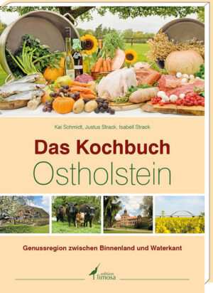 Kommen Sie mit uns auf Touren - durch Ostholstein, der Landschaft mit den geschwungenen Anhöhen, den sich mäandernden Flüssen, den üppigen Wäldern und reichen Obstgärten. Erfahren Sie, dass die Bezwingung sanfter Hügel dennoch jedem anspruchsvollen Radfahrer zur Ehre gereicht und dass auch die Binnengewässer kabbelig sein können. Und: Belohnen Sie sich nach einem ereignisreichen Tag mit dem, wofür dieses Buch steht - der ostholsteinischen Küche. Der Kreis Ostholstein liegt im nördlichsten Bundesland Deutschlands, in Schleswig-Holstein. Er umfasst 36 Gemeinden auf einer Fläche von rund 1400 Quadratkilometern und hat nur knapp 200 000 Einwohner - genug Platz also für zahlreiche Gäste und Besucher. Ostholstein ist vom Tourismus geprägt. Menschen aus ganz Europa finden jährlich den Weg in den Norden Deutschlands mit seinem maritimen Flair. Die Landwirtschaft bildet das zweite wichtige Standbein im Kreis Ostholstein. Sie bereitet das Feld für reich gedeckte Tische, was sich in den Rezepten des Kochs und Mit-Autors Kai Schmidt vom Landgasthof Kasch aus Timmdorf bei Malente widerspiegelt. Ostholstein ist vielfältig, landwirtschaftlich und kulinarisch. Von Aal in Gelee über Giersch-Quiche, Hagebuttensuppe mit Schneeeiern bis zum Rosenblütenpudding und vom Galloway-Rumpsteak über Zwetschgenkuchen bis zum selbstgemachten Malzbier ist für jeden Geschmack etwas dabei. Das Autoren-Trio ist bestrebt, mit diesem Buche eine Lücke zu schließen: zwischen tradierter und gelebter Amateur-Kochkunst und der Profi-Kochkunst, die sich täglich im laufenden Geschäft messen lassen muss. Das eine schließt das andere jedoch nicht aus, sondern befruchtet sich gegenseitig. Mit unterhaltsamen Geschichten und Anekdoten über Land und Leute sowie Kulturelles und Sehenswertes bringt Justus Strack den Leser auf eine unterhaltsame Reise. Tradition wird erlebbar und auch historische und zukünftige Entwicklungen geben einen Einblick in das Leben in diesem Landstrich. Für die reiche und professionelle Bebilderung zeichnet die Fotografin Isabell Strack verantwortlich, die mit der Vielzahl an wunderschönen Aufnahmen diesen „appetitlichen Reiseführer“ optisch für Sie in Szene setzt.