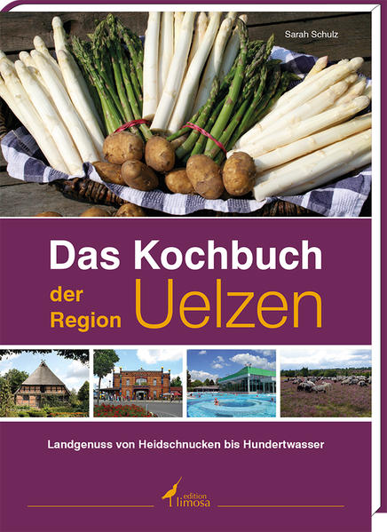 Erfreulicherweise sind Tendenzen der Rückbesinnung zu gesunden, regionalen Spezialitäten zu erkennen. Kochen mit qualitativ hochwertigen Produkten aus regionaler Herkunft ist wieder angesagt. Gemeinsames Kochen und Essen mit der Familie und Freunden als gesellschaftliches und kommunikatives Ereignis erhält wieder mehr Zuspruch. Herzlichen Dank an Sarah Schulz und alle Rezeptgeber/innen für dieses Kochbuch, welches hoffentlich viele Interessierte findet.“ (Thomas Schulz, Bürgermeister der Samtgemeinde Suderburg) Zwischen Hamburg und Hannover in der östlichen Lüneburger Heide liegt der Landkreis Uelzen. Land- und Ernährungswirtschaft sind in der Region zu Hause. Ackerflächen, Wälder und wunderschöne Dörfer prägen die Landschaft. Die Landwirte bauen vor allem Getreide, Mais, Zuckerrüben und Kartoffeln an, die als Heidekartoffeln weit über die Region hinaus bekannt sind und Absatz finden. Die Heidekartoffel ist aus den Küchen der Region nicht wegzudenken. Wild aus heimischen Wäldern ist genauso ein Genuss wie die typische Heidschnucke. Aber auch leckere Salate, Suppen, Desserts und Getränke mit Zutaten von Feld, Wald und Wiesen finden Sie in den Rezepten. Und dann sind da noch die Torten und Kuchen von traditionell bis modern mit Zutaten von Buchweizen über Äpfel, Kartoffeln und Kürbis bis hin zu Heidelbeeren. Eine nicht nur kulinarische Reise durch den Landkreis Uelzen erwartet Sie in diesem Buch. Auch allerlei Geschichte und Geschichten zu Land und Leuten hält das Heimatkochbuch Uelzen bereit. Selbst heute noch klappert die Mühle am rauschenden Bach. Tauchen Sie ein in die Texte zu Mühlen, zur Ellerndorfer Wacholderheide, zum Hundertwasserbahnhof oder zu den Heideklöstern. „Viele Haushalte und Gastronomen wissen es zu schätzen, vielfältige Agrarprodukte quasi direkt vor der Haustüre zu haben und diese dann zu leckeren Gerichten verarbeiten zu können. Dazu zählt übrigens auch Spargel mit Heidekartoffeln, meine ganz persönliche Lieblingsspeise. Damit auch Sie als Leser dieses Kochbuches in den Genuss dieser Leckereien kommen können, haben zahlreiche Bürgerinnen und Bürger aus dem gesamten Landkreis Uelzen entsprechende Rezepte und Fotos beigesteuert. Jedes einzelne Gericht wird Sie begeistern! Neben all diesen Speisen, die meine ganz persönliche Wertschätzung unserer regionalen Lebensmittel auf den Punkt bringt, erwarten Sie in diesem Kochbuch rund 300 Fotos aus der Region, dazu etwa 20 Geschichten über Land und Leute.“ (Dr. Heiko Blume, Landrat)