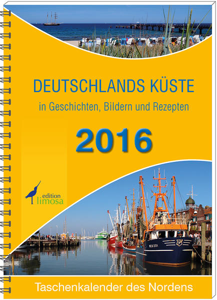 Eine kulinarische Jahresreise durch die Küstenregionen Entlang der Küste Deutschlands präsentieren wir Köstlichkeiten, Wissenswertes und Sehenswertes. Spitzenköche, Gastronomen, LandFrauen und Einheimische geben in diesem kulinarischen Taschenkalender ihre Lieblingsrezepte preis. Jahreszeitlich passende Gerichte, interessante Kurzgeschichten und Anekdoten sowie wunderschöne Fotografien von Landschaft und Natur machen diesen Kalender zu einem nützlichen Begleiter durch das Jahr. Auf unserer kulinarischen Jahresreise durchqueren wir Ostfriesland und die Ostfriesischen Inseln. Wir reisen durch den Kreis Wittmund und erkunden die Wesermarsch. Dann ziehen wir weiter über Cuxhaven und durch den Kreis Dithmarschen. Wir durchqueren das Holsteiner Auenland