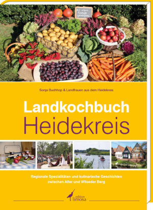 Gelungene Mischung aus ortsüblichen Rezepten, besonderen Geschichten und Bildern der Region Heide, Hermann Löns und große Freizeitparks - der Heidekreis ist vielseitig. Aber noch etwas zeichnet den Heidekreis aus, seine abwechslungsreichen kulinarischen Besonderheiten. In einer köstlichen Reise durch die Regionen des Kreises werden in diesem Buch rund 140 Rezepte vorgestellt: von Leckereien mit und ohne Fleisch über Backwerk, Vorspeisen und schnelle Gerichte für Zwischendurch. Eine Besonderheit sind die Kapitel mit Rezepten für Kinder, mit traditionellen Gerichten und alten Hausmitteln. Viele der Rezepte wurden von den Landfrauen für das Buch zur Verfügung gestellt. Zusätzlich machen unzählige Fotos und Geschichten Lust darauf, den Heidekreis auch auf dem Teller zu entdecken. Natürlich sind Kartoffeln, Spargel, Blaubeeren und Honig aus diesem Buch nicht wegzudenken. Aber auch die kleinen, feinen Dinge, wie Käse vom Büffel, eine Chillimanufaktur, der Fitmacher Ginseng, selbstgemachter Apfelsaft oder Brot aus einem Steinbackofen werden hier vorgestellt - und noch viele Dinge mehr, die man nicht sofort auf der Karte jedes Gasthauses entdeckt. Man kann nur sagen: Guten Appetit bei der Entdeckung des Heidekreises!