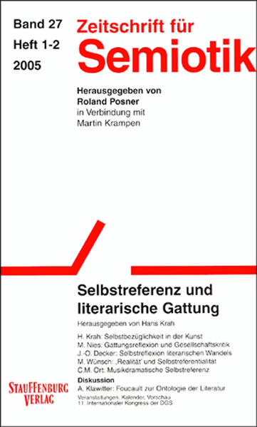 Zeitschrift für Semiotik / Selbstreferenz und literarische Gattung | Bundesamt für magische Wesen