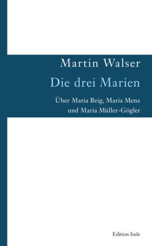 Essays über die drei großen oberschwäbischen Schriftstellerinnen Maria Beig, Maria Menz und Maria Müller-Gögler.