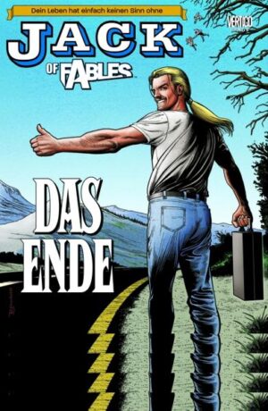 Der letzte Countdown. Der angeblich so legendäre Jack of Fables hat in letzter Zeit einige Veränderungen durchgemacht er ist nun wirklich groß, hat Flügel und kann Feuer speien… Aber eins hat sich kein bisschen verändert: Ziemlich viele Leute hätten nicht übel Lust, sich seinen Kopf über den Kamin zu hängen. Jetzt, nach zahllosen Jahrhunderten, in denen er mit dem Mund Schecks ausgestellt hat, die kein anderer Körperteil einlösen konnte, ist der Moment gekommen, in dem er seine Rechnungen bezahlen muss. Sein verwegener Sohn Jack Frost, die schießwütigen Schwestern Page, ein wilder Mann mit einer Axt (Pardon, einem Schwert) und eine Busladung verirrter Fables auf der Suche nach dem gelobten Land stehen plötzlich vor dem Eingang zu Jacks Versteck in den Bergen und die epische Brutalität des anschließenden Showdowns verspricht, selbst die tollsten Geschichten im reichhaltigen Fundus der Jack- Erzählungen zu übertreffen.