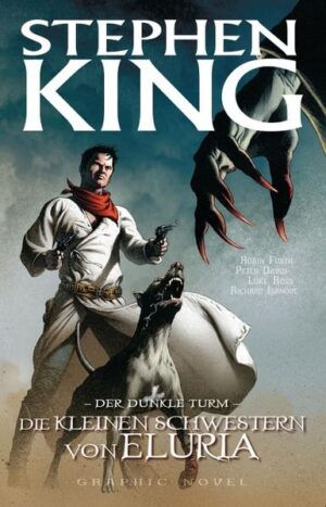 Tödlicher Umweg… Stephen Kings epische Graphic Novel wird mit einer der erschütterndsten, grauenerregendsten Geschichten der Saga um den Dunklen Turm fortgesetzt mit der Adaption seines Kurzromans Die Kleinen Schwestern von Eluria. Roland Deschain ist nach einem Angriff Langsamer Mutanten lebensgefährlich verletzt. Merkwürdige Nonnen, die vermeintlich der Heilkunst nachgehen, nehmen ihn bei sich auf: Für diese vampirhaften Kreaturen die Kleinen Schwestern von Eluria ist er ein willkommener Festschmaus. Der letzte lebende Revolvermann ist endgültig dem Tode geweiht.