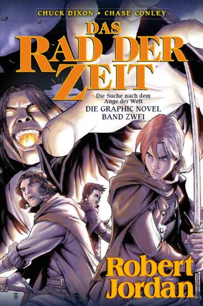 Das Rad der Zeit dreht sich, Zeitalter kommen und gehen. was war, was ist und was sein wird könnte dem Schatten verfallen. Möge der Drache abermals auf den Winden der Zeit reiten. Band zwei von Die Suche nach dem Auge der Welt: Die Graphic Novel schließt unmittelbar an die Geschehnisse in Band eins an: Rand al’Thor, Egwene al’Vere und ihre Freunde Matrim Cauthon und Perrin Aybara fliehen aus ihrem Heimatdorf. Emondsfeld wurde von Trollocs und anderen heimgesucht, die dem Bösen dienen, und Rand und seine Freunde sind deren nächstes Ziel. Rand und die anderen, die in friedlichen Zeiten aufwuchsen, wissen wenig darüber, wie man sich vor den dunklen Mächten schützt, mit denen sie es jetzt zu tun haben. Zum Glück haben sie zwei starke Beschützer: Moiraine, eine Aes Sedai, und ihren Behüter Lan Mandragoran. Diese beiden tapferen Helden, die über magische Kräfte und Geschick im Umgang mit Waffen verfügen, stellen sich mutig zwischen die Jungs und jede Bedrohung. Und Bedrohungen gibt es reichlich. Von den Schergen des Dunklen Königs verfolgt, sucht die Gruppe Zuflucht in Baerlon, doch Frieden findet keiner. Rands Albträume werden schlimmer, bis er um seinen Verstand fürchtet. Moiraine nimmt Egwene unter ihre Fittiche, enthüllt jedoch beunruhigende Geheimnisse. Lan ermahnt alle, keinem zu vertrauen, nicht einmal alten Bekannten von zu Hause, doch sollten sie demzufolge auch Lan und Moiraine selbst misstrauen?