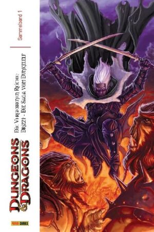 Adaptiert von den fantastischen „Dungeons & Dragons“ Romanen von R. A. Salvatore, die sich um die Vergessenen Reiche und Drizzt Do’Urden eine der bekanntesten und beliebtesten Figuren des Fantasy- Genres ranken, finden sich hier die ersten drei Graphic Novels („Heimatland“, „Exil“ und „Neuland“) mit dem Dunkelelf in einem Band. Dieser Comic- Megaband erzählt die Geschichte von Drizzt, dem Dunkelelf, vom Augenblick seiner Geburt, seinen Jugendjahren und der Ausbildung im finsteren Reich der Drow- Elfen, seinem Exil im Unterreich, bis zu seinen ersten Abenteuern an der Oberwelt. Ein in jeder Hinsicht großes Meisterwerk der fantastischen Comic- Erzählung!