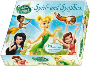 Basteltipps, Spiele und Partyideen mit den Disney Fairies! Entdecke die Fee in dir! Diese tollen Tipps im handlichen Kartenformat helfen dir dabei: Bastle Perlenschmuck und glitzernde Feenflügel, backe Regenbogen- Muffins und lerne eine magische Geheimschrift kennen! Mit 50 bezaubernden Karten: Kreative Bastelund Deko- Ideen Traumhafte Rezepte und Serviervorschläge Wissen und Quizfragen für Feen Freundschaftstipps für beste Freunde Lustige Kinderpartyspiele * Beliebte Disney- Marke: Disney Fairies * Tolle Lernspiele in praktischer Dose * Für Vorund Grundschulkinder * Ideal als Geschenk