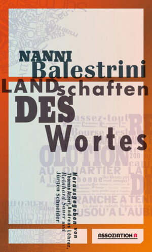 Nanni Balestrini ist seit den 1960er Jahren eine der bedeutendsten Figuren der italienischen Kultur- und Literaturszene, bei der Durchsetzung und Verbreitung der Nachkriegsavantgarde spielt er eine wichtige Rolle. Er steht im Rampenlicht gleichermaßen als undogmatischer Linker wie als moderner Lyriker, als Schriftsteller und bildender Künstler wie auch als unermüdlicher Zeitschriftengründer. Er experimentiert mit den avanciertesten literarischen Techniken und Formen. Sein Werk reflektiert wie kaum ein anderes die jüngere Sozialgeschichte Italiens und stellt den Versuch dar, ästhetische und politische Avantgarde miteinander zu verbinden. Anlässlich von Nanni Balestrinis 80. Geburtstag stellt dieser Band die Vielfalt seines Schaffens mit neu übersetzten, bislang unbekannten Texten von und über Balestrini vor.