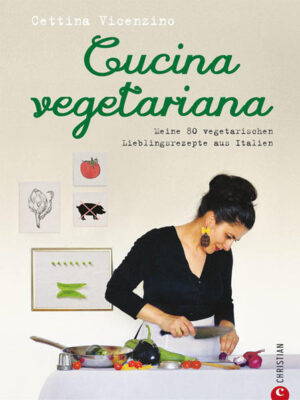 Cettina Vicenzino, waschechte Sizilianerin, hat dem Fleischessen abgeschworen - und das nicht nur, weil sie die schwarzen Schweine auf ihrer Heimatinsel so liebt. Italien bietet einen unglaublichen Schatz an vegetarischen Gerichten, immer mit den frischesten und köstlichsten Zutaten zubereitet. Liebevoll gestaltet und mit Leidenschaft gekocht, ist dieses Buch eine Hommage an die junge italienische grüne Küche.