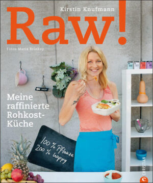 Wer es einmal ausprobiert hat, der will den puren Genuss nicht mehr missen: RAW schmeckt’s einfach besser. Frisches Obst und Gemüse stehen dann klar auf dem Speiseplan, aber auch Superfoods wie Cranberrys oder Wakamealgen, die den Power-Kick geben. Ob Allergiker, Ernährungsinteressierte oder Veganer, hier finden alle bewussten Genießer neue Rezeptideen sowie alles für den Einstieg in die RAW-Küche.