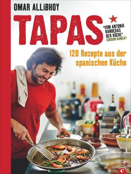 Es lebe Spanien und seine Tapas! Der Antonio Banderas der Küche, Omar Allibhoy, überzeugt mit Temperament und Leidenschaft für gutes Essen. In diesem Kochbuch sind die besten Tapas-Rezepte vereint. Neben Fingerfood, spanischen Antipasti und Snacks finden sich auch größere Gerichte, die aus der spanischen Küche nicht wegzudenken sind. Zu marinierten Oliven, Fenchel-Orangen-Salat und Forelle in Serrano-Schinken lädt man gerne Freunde ein für den perfekten spanischen Abend! Inhaltsverzeichnis Para abrir boca Aperitif Fisch Eier und Geflügel Fleisch Gemüse Suppen und Eintöpfe Reis und Hülsenfrüchte Desserts und Süsses Chefsache Register Dank