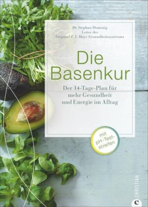 Müde, schlapp und aufgebläht? Diese Symptome sind typisch für eine Übersäuerung des Körpers, verursacht durch Stress, mangelnde Bewegung und eine unausgewogene Ernährung. All das lässt sich mit der Basenkur nach der bewährten F. X. Mayr-Methode ganz einfach in den Griff bekommen. Der 14-Tage-Plan, viele praktische Hinweise und Anwendungen sowie leckere Rezepte machen die Umstellung auf eine gesunde Lebensweise spielend leicht.