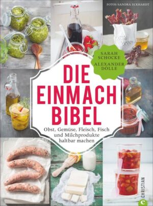 Die raffiniertesten Tricks zum Einmachen, Einwecken, Einlegen, Einkochen, Fermentieren und Haltbarmachen. Cremiger Frischkäse, Erdbeer-Rosmarin-Sirup und Bratapfelaufstrich lassen sich ganz einfach selber machen. Als originelles Geschenk für gute Freunde oder zum Aufbewahren im Vorratsschrank geben 325 Rezepte neue Ideen rund ums Jahr. Die Einmach-Tipps aus diesem Kochbuch fangen das Beste der Zutaten ein und konservieren sie. Plopp - los gehts!