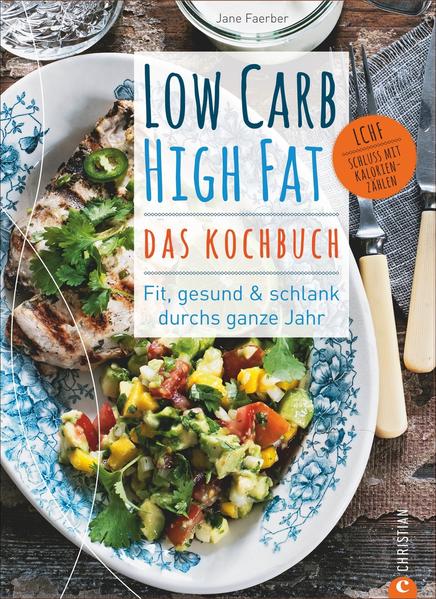 Neues aus der LCHF-Küche: Ernährungsberater, Stars und Fitnessprofis schwören auf die Methode Low Carb High Fat. Beim Kochen ohne Kohlenhydrate kommt der Genuss nicht zu kurz und Körperfett wird ganz mühelos abgebaut. Sie machen Diät, ohne zu hungern! Anstelle von zuckerreichen Kohlenhydraten setzt das Kochbuch auf gesunde Fette und vielseitige Kost. 135 neue Low Carb High Fat Rezepte versprechen Abwechslung auf dem Teller und Spaß am Essen.