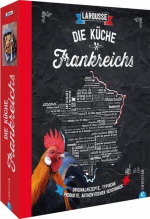 Liebe geht durch den Magen die Liebe zu Frankreich besonders! Denn französisch kochen heißt aus allen Zutaten das Beste herausholen. Das neue Kochbuch zur Länderküche zeigt wie das geht. Herb-fruchtige Artischocken aus der Bretagne, würzige Bouillabaisse aus Marseille oder feine Tarte aus dem Massif Central, jede Region gibt in diesem Frankreich-Kochbuch ihre Küchengeheimnisse preis und tischt aromatisch auf. Köstlich kochen à la française!