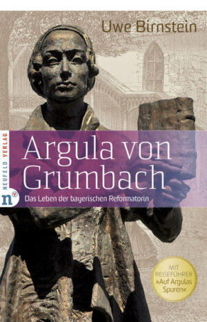 Argula von Grumbach (1492-1554) ist eine der wichtigsten Figuren der Reformation in Bayern sowie eine der wenigen eigenständigen Frauen der Reformation, von denen wir wissen. Mutig und couragiert setzte sie sich in Schrift und Wort für die Erneuerung der Kirche ein und forderte leidenschaftlich und beharrlich Amtsträger und Akademiker mit der Bibel heraus. Dabei agierte sie sogar gegen den Willen ihres Ehemannes, was die ganze Familie zu spüren bekam. Argulas Schriften wurden noch zu ihren Lebzeiten Bestseller. Sie stand mit berühmten Reformatoren in Kontakt, mit Martin Luther etwa traf sie sich. Die leicht lesbare Biografie wird ergänzt durch einen informativen Reiseführer und 44 farbige Fotos, Zeichnungen und Karten.