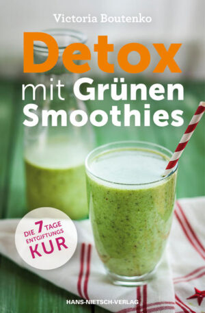 Grüne Smoothies sind der genussvollste Weg, um Körper & Geist zu entlasten und zu regenerieren. Grüne Smoothies eigenen sich perfekt für eine Detox-Kur. Sie leiten Giftstoffe aus dem Körper aus und versorgen ihn mit allen Vitalstoffen in bester Bioverfügbarkeit. Eine solche heilsame Auszeit trägt dazu bei, Blut sowie Binde- und Fettgewebe zu reinigen und damit zu entgiften, wodurch die Folgen einer Schadstoffbelastung - wie Abgeschlagenheit, rheumatische Beschwerden, Infektanfälligkeit, Kopfschmerzen und Hauterkrankungen - beseitigt werden