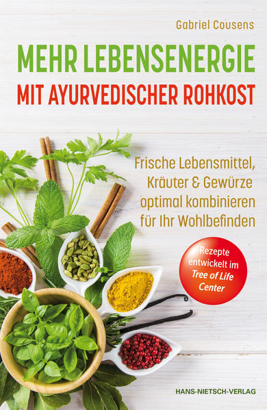 Ayurveda meets Raw - ein Tanz von Aromen, Vitalstoffen und Enzymen für Ihre Balance Rohköstliche Nahrung lässt nicht nur unseren Körper gesunden, sie heilt auch unsere Seele und klärt unseren Geist - besonders dann, wenn sie nach ayurvedischen Prinzipien zubereitet wird, das hat Dr. Gabriel Cousens herausgefunden. Und so bietet seine vegane Küche Frischkost-Gerichte, die höchstens sanft erwärmt werden, sodass Vitalstoffe und Enzyme erhalten bleiben. Die köstlichen, einfach zubereiteten Rezepte heben das energetische Wechselspiel der einzelnen Nahrungsmittel in Verbindung mit den Kräutern und Gewürzen hervor. Sie stärken die Lebensenergie, aktivieren die Selbstheilungskräfte des Körpers und sind ein wahrer Jungbrunnen für Körper und Geist. ✪ Einführung in die Grundlagen der ayurvedischen Ernährungslehre sowie die weiterführenden Erfahrungen und Erkenntnisse des Autors aus dem Bereich „Ernährung und Gesundheit“ ✪Mit Dosha-Test zur Ermittlung des persönlichen ayurvedischen Konstitutionstyps sowie ✪mehr als 160 Rezepten für Frischkost-Speisen mit Angabe ihrer spezifischen Wirkung auf die verschiedenen Doshas ✪Gewürzmischungen, gedörrte Lebensmittel, milchsauer vergorenes Gemüse und Sprossencracker sowie vitalisierende Obstsäfte, Samensoßen, -käse und -joghurts, Dips und Dressings herstellen und Speisen schonend erwärmen