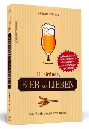 Das prickelnde Nachschlagewerk für Biertrinker, -brauer und -liebhaber, die schon immer wissen wollten, wo ihr Lieblingsgetränk herkommt und warum es bloß so verteufelt gut schmeckt. 111 GRÜNDE, BIER ZU LIEBEN beleuchtet die Geschichte des Bieres, taucht tief in die Braukessel kleiner und großer Brauereien ab, spioniert hinter den Theken der letzten originalen Eckkneipen dieser Nation, jagt dem Freibier nach, wirft sich todesmutig in den Glaubenskampf zwischen Anhängern von grünen und braunen Flaschen, wartet in überfüllten Biergärten ewig auf seine Bestellung, klärt endgültig, ob das »Pupasch« etwas Unanständiges ist, und nascht am Treber ausländischer Braumanufakturen. Denn ein Glas mit frisch gezapftem Bier ist mehr als nur ein Getränk, es ist eine Lebenseinstellung, ein Mythos (Nein, hier ist ausdrücklich nicht die griechische Biermarke gleichen Namens gemeint!), Freizeitbegleiter, Motivator, Belohnung und im schlimmsten Fall bester Freund. Und wer würde das alles je von einem Kelch Weißwein behaupten?