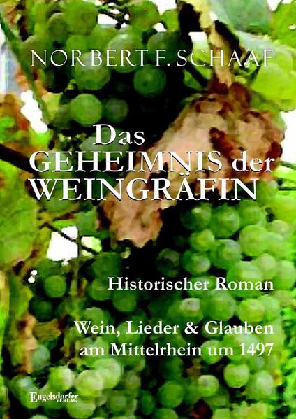 Ein dunkles Geheimnis lastet auf der alten Weingräfin Rhea Marcella von Meinmahrzu Coblentz, die ihr alteingesessenes Weingut dokumentarisch verewigen und ihre Nachfolge regeln will, derweil sich ihr Enkel Goar in die junge Balladen-Sängerin Lenti verliebt. Da wird der italienische Graf della Scala, Asylgast auf dem gräflichen Weingut, der sein ketzerisches Schriftgut in Mainz drucken lassen will, heimtückisch erschlagen … Mittelalter-Roman und fesselnde Familiensaga um Weinerzeugung und Weingenuss, scharfzüngige Lieder des Volkes sowie Glauben und Aberglauben der Menschen am Mittelrhein um 1497.