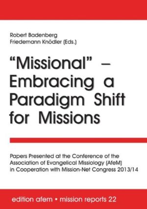 Robert Badenberg: Foreword Johannes Reimer: Which Views of Mission Help Us in Our Contemporary Situation? Vladimir Ubeivolc: Why Do We Struggle with Our Traditional Mission Concepts? Martin Robinson and Gabriel Stängle: Missional-The New Paradigm in Our Heterogeneous Contexts Frère Richard: The Missional Life of the Taizé Community-Experiences and Theological Reflections Michael Dreher: Being Missional in the World of Business Dieter Trefz: Overview of Church Planting in Europe Connie Duarte: Missional Chaos … What are We Hoping to Produce? Vitali Petrenko: Reflections on Church Planting in Latvia Vladimir Ubeivolc: Just Missional-The Church and Social Justice: Human Trafficking Thomas Schirrmacher: A New Horizon of World Christianity