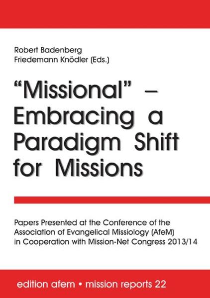 Robert Badenberg: Foreword Johannes Reimer: Which Views of Mission Help Us in Our Contemporary Situation? Vladimir Ubeivolc: Why Do We Struggle with Our Traditional Mission Concepts? Martin Robinson and Gabriel Stängle: Missional-The New Paradigm in Our Heterogeneous Contexts Frère Richard: The Missional Life of the Taizé Community-Experiences and Theological Reflections Michael Dreher: Being Missional in the World of Business Dieter Trefz: Overview of Church Planting in Europe Connie Duarte: Missional Chaos … What are We Hoping to Produce? Vitali Petrenko: Reflections on Church Planting in Latvia Vladimir Ubeivolc: Just Missional-The Church and Social Justice: Human Trafficking Thomas Schirrmacher: A New Horizon of World Christianity