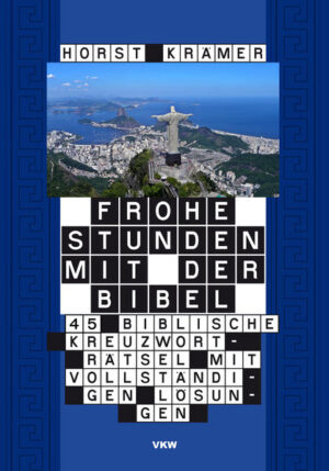 45 große Kreuzworträtsel mit Fragen rund um die Bibel und das Christentum. Die Antworten enthalten lehrreiches Wissen über Bibel und Glauben und sind mit Karten und Bildern illustriert.