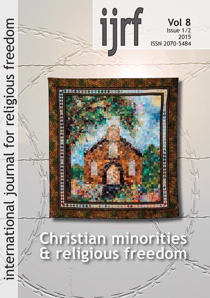 The International Journal for Religious Freedom aims to provide a platform for scholarly discourse on religious freedom and religious persecution. It is an interdisciplinary, international, peer reviewed journal, serving the dissemination of new research on religious freedom and contains research articles, documentation, book reviews, academic news and other relevant items. The editors welcome the submission of any contribution to the journal. Manuscripts submitted for publication are assessed by a panel of referees and the decision to publish is dependent on their reports. The IJRF subscribes to the Code of Best Practice in Scholarly Journal Publishing, Editing and Peer Review of 2018 as well as the National Code of Best Practice in Editorial Discretion and Peer Review for South African Scholarly Journals and the supplementary Guidelines for Best Practice of the Forum of Editors of Academic Law Journals in South Africa. --- Every year, Mennonites hold a quilt auction to raise funds for the work of the Mennonite Central Committee, the relief, service, development and peace agency of Mennonites in Canada. This feature quilt was made by Julene Fast of the Hawkesville Mennonite Church. It was sold at the New Hamburg Mennonite Relief Sale. Mennonites are an Anabaptist Christian minority group that has been persecuted in many countries. They are known for their pacifist beliefs and for their work in relief and development. An article in this journal explicates some of their history in Canada, where they have sought refuge.