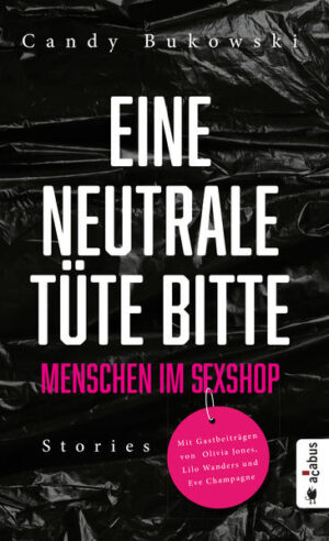 Darauf steht Deutschland: Eine Sexshop-Verkäuferin packt aus. Mit Gastbeiträgen von Olivia Jones, Lilo Wanders und Eve Champagne Schlüpfrig war gestern: Candy Bukowski erzählt Geschichten direkt von der Reeperbahn, aus dem Herzen von St. Pauli: lustig, berührend und schonungslos ehrlich. Wenn sich ein schüchterner Japaner in eine schwule Porno-Veranstaltung verirrt, prahlende Halbwüchsige an Sexpuppen herumspielen, ein Penisring in Verbindung mit der Kreiszahl Pi so manchen Mann zum Staunen bringt, oder ein älteres Paar sich routiniert mit Fetisch-Artikeln eindeckt, dann hat Candy Bukowski wahre Geschichten aus einem Sexshop zusammengetragen, die man ohne Scham genießen kann. Dieses Buch macht Mut und Lust auf mehr.