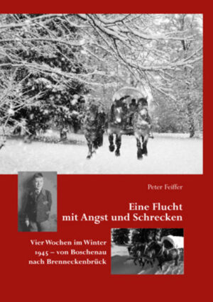 Nach den Geschichten seiner ungewöhnlichen Kindheit erzählt Peter Feiffer von deren Ende - der Flucht 1945 „ins Reich“. Im Januar macht sich der Vater mit seinem Sohn und sieben weiteren Personen auf einem Planwagen auf den Weg. Einen Monat sind sie unterwegs. Es ist eine „Luxusflucht“, weil gründlich vorbereitet. Und dennoch haben auch sie die Erlebnisse, die diesen Jungen prägen und an die Grenze dessen gehen, was ein Mensch ertragen kann.