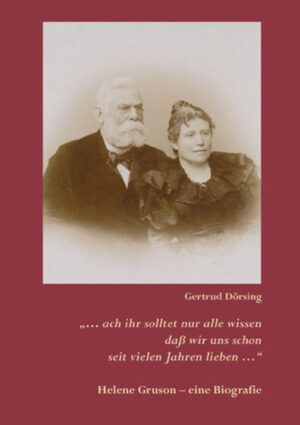 Nur durch die Gruson-Gewächshäuser ist ihr Name heute noch den Magdeburgern bekannt. Dabei hat sie ein Leben, das sie heraushebt aus ihrer Zeit, zugleich aber auch sichtbar macht, wie Frauen des gehobenen Bürgerstandes im 19. Jahrhundert geprägt waren von den allgemeinen Wertvorstellungen. Helene Gruson verlässt den ihr vorgezeichneten Pfad vom Mädchen aus bürgerlichem Stande zur geachteten Ehefrau. Sie wird die Geliebte von Hermann Gruson. Ein Frauenschicksal, dargestellt in biographischen Skizzen.