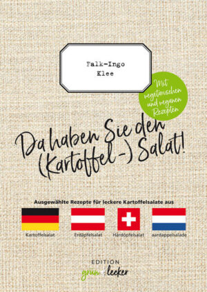 Viele Kartoffelsalate der Länder ähneln sich nicht nur untereinander sehr stark, sondern selbst in Deutschland sind die Abweichungen in Sachen Zutaten und Zubereitung oft so gering, dass diese Varianten - man muss fast sagen Duplikate - hier nicht aufgeführt sind. Die über dreißig Kartoffelsalatrezepte, die Sie in diesem Buch finden, liefern also nicht gleiche oder ähnliche, sondern ganz unterschiedliche, aber allesamt leckere Geschmacks- und Zubereitungsvariationen. Wenn Sie wollen, können Sie also einen Monat lang täglich einen anderen Kartoffelsalat auf den Tisch bringen. Manchem gilt Kartoffelsalat als einfach und bieder. Tatsächlich muss man kein gelernter Koch sein, um ihn zubereiten zu können, aber er kann durchaus raffiniert komponiert und meisterlich abgeschmeckt daher kommen und so zum Höhepunkt einer Feier, einer Party oder eines Grillabends werden. Mit Basisrezepten wie z. B. für selbstgemachte Mayonnaise, Remoulade, Essig-Öl-Dressing und vielen hilfreichen Tipps und Anregungen. Schmecken Sie doch einfach mal rein!