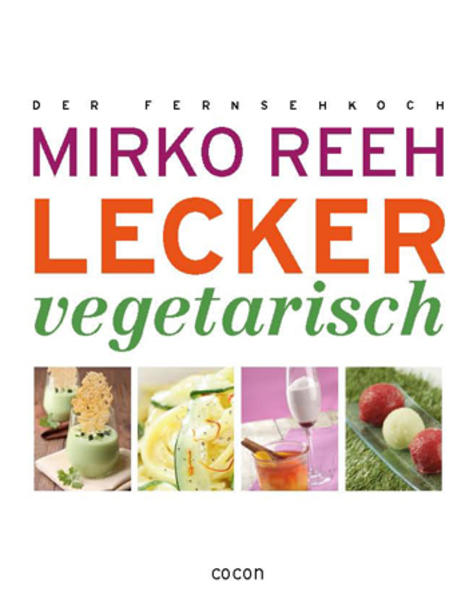 Sie sind der Renner! Mirko Reehs vegetarische Kochkurse haben Kult-Status. Jetzt endlich hat der bekannte Fernsehkoch die beliebtesten Rezepte ohne Fleisch und Fisch zusammen getragen und durch viele neue Kreationen ergänzt. Dabei heraus gekommen ist ein Kochbuch, das ins Leben passt. Wie kreativ und unkompliziert die Rezepte und die Zubereitung all‘ der Köstlichkeiten sind, darüber freuen sich nicht nur überzeugte Vegetarier. Ob Suppen und Salate, Hauptspeisen und Snacks, Kuchen und Desserts - alles ist verblüffend leicht zu realisieren.