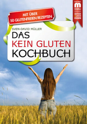 Gluten ist ein Getreideeiweißgemisch, das vorwiegend in Weizen, Gerste und Roggen vorkommt. Als Klebereiweiß ist es beispielsweise beim Herstellen eines Teigs dafür zuständig, dass sich die Komponenten verbinden und die typische Konsistenz des Teigs entsteht. Gluten kommt auch in vielen weiteren Lebensmitteln vor, wie beispielsweise in Fertiggerichten und Süßigkeiten. Viele Menschen leiden an einer Glutenunverträglichkeit, genannt Zöliakie oder Sprue. Bei dieser Erkrankung kommt es zu einer Störung der Nährstoffaufnahme im Dünndarm. Dort entsteht durch die Unverträglichkeit eine Entzündung, sodass die Nahrung nicht verdaut werden kann. Dadurch gelangen unverdaute Nahrungsmittelbestandteile in den Dickdarm, der jedoch nur für den Wasserentzug zuständig ist. So entsteht Durchfall und damit einhergehend ein Gewichtsverlust bei betroffenen Personen. Die häufigsten Folgen einer Glutenunverträglichkeit sind neben Verdauungsbeschwerden Knochenschmerzen, Wasseransammlungen (Ödeme), allgemeine Unruhe und chronische Müdigkeit. Viele Betroffene leiden an Zöliakie, ohne es zu wissen - da viele Ärzte diese Beschwerden nicht auf eine Glutenunverträglichkeit zurückführen. Dies führt zu einem langen Leidensweg für die Patienten. Sven-David Müller erläutert deshalb die Beschwerden der Zöliakie und zeigt Möglichkeiten der Diagnostik - unter anderem mit einem Selbsttest, dem so genannten GlutenCHECK. Zudem werden andere Erkrankungen, die oftmals gemeinsam mit Zöliakie auftreten, genannt: beispielsweise Diabetes mellitus Typ 1 und Schilddrüsenerkrankungen. „Das Kein Gluten Kochbuch“ bietet zudem eine Einführung in die Ernährungslehre. So werden unter anderem die Bedeutung von Eiweißen, Fetten und Kohlenhydraten für den menschlichen Körper erläutert. Eine Behandlung der Zöliakie ist wichtig, da neben den unangenehmen Beschwerden für die Patienten ein erhöhtes Krebsrisiko besteht. Da die Krankheit nicht geheilt werden kann, hilft lediglich ein kompletter Verzicht auf Gluten bei Beschwerden der Zöliakie. Viele unserer Lebensmittel enthalten Gluten - Betroffene klagen deshalb darüber, dass sie bei der Ernährung auf vieles verzichten müssen. Dass Essen jedoch trotzdem Freude bereiten und gut schmecken kann, zeigen 63 köstliche Rezepte, die Sven-David Müller zusammengestellt hat.